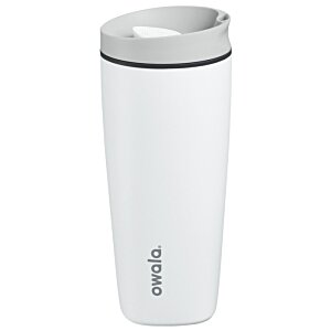 Additional Image 1 - a white and grey tumbler