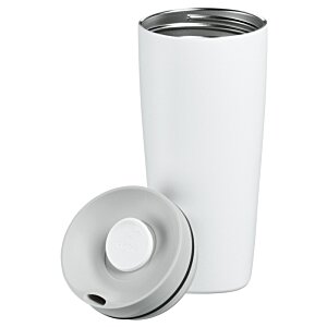 Additional Image 3 - a white and silver tumbler