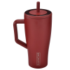 Additional Thumbnail Image 1 - a red coffee cup with a straw
