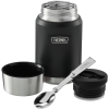 Additional Thumbnail Image 3 - a black and silver thermos