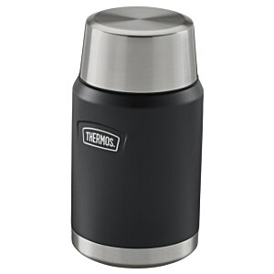 Additional Image 1 - a black and silver thermos