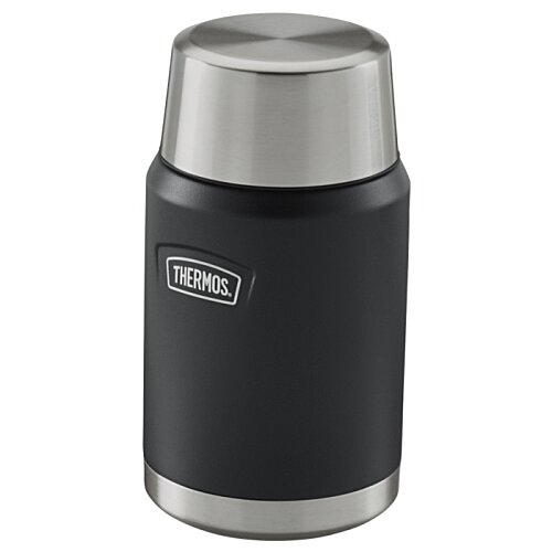 Additional Image 1 - a black and silver thermos
