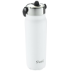 Additional Thumbnail Image 1 - a white water bottle with a black lid