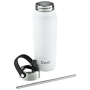 Additional Image 3 - a white bottle with a black handle and a straw