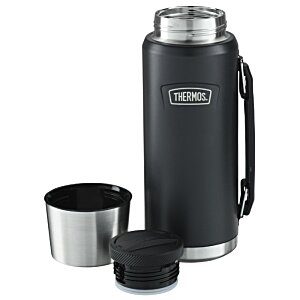 Additional Image 5 - a black thermos with a cup