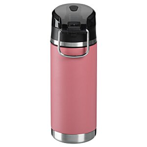 Additional Image 3 - a pink and black thermos
