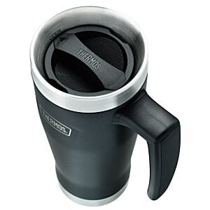 Additional Image 6 - a black and silver coffee mug