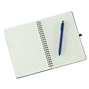 Additional Image 1 - a white notebook with a blue pen