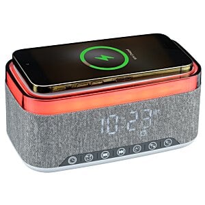 Additional Image 9 - a grey rectangular object with a red and black screen