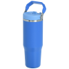 Additional Thumbnail Image 2 - a blue water bottle with a handle