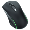 Additional Thumbnail Image 8 - a black computer mouse with green stripes