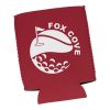 Additional Thumbnail Image 1 - a red can cooler with a white logo