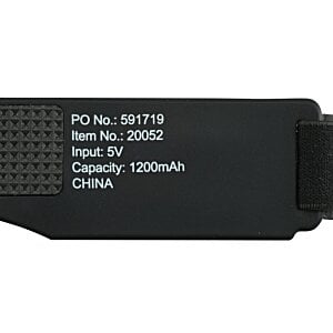 Additional Image 8 - a black object with white text