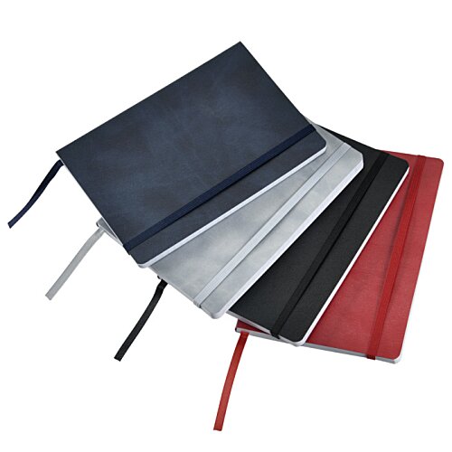 Additional Image 5 - a group of notebooks with a red white and black cover
