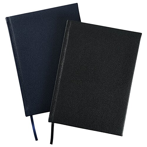 Additional Image 3 - a black notebooks with a blue handle