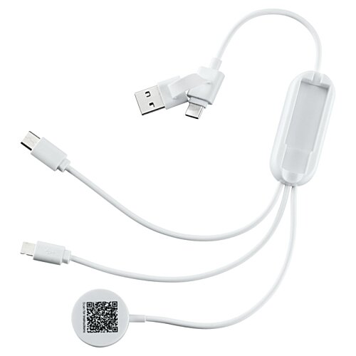 Additional Image 4 - a white device with a black square on it