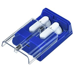 Additional Image 2 - a blue and white capsules in a blue container