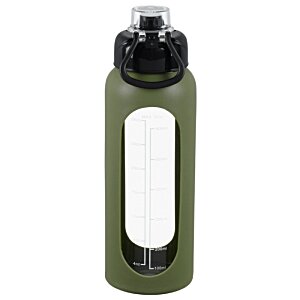 Additional Image 2 - a green plastic bottle with a white label
