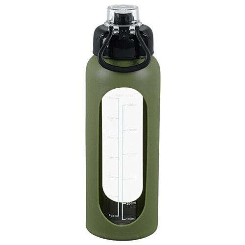 Additional Image 2 - a green plastic bottle with a white label