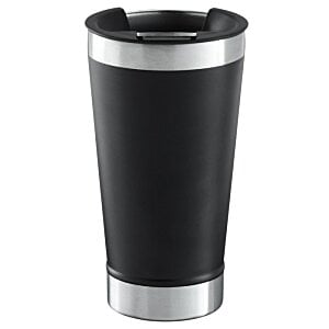 Additional Image 1 - a black and silver tumbler