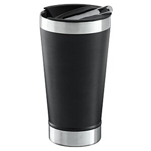 Additional Image 2 - a black and silver tumbler