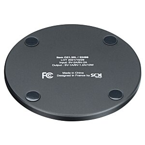 Additional Image 7 - a black circular object with white text