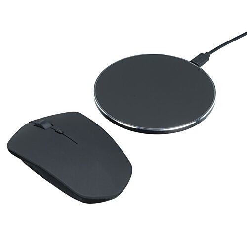 Additional Image 1 - a black computer mouse and a cord