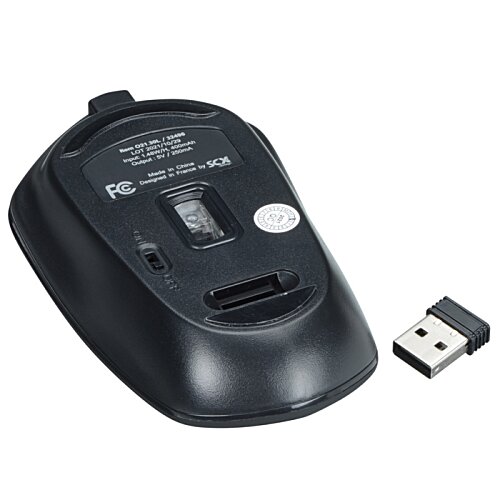 Additional Image 6 - a black computer mouse with a usb stick