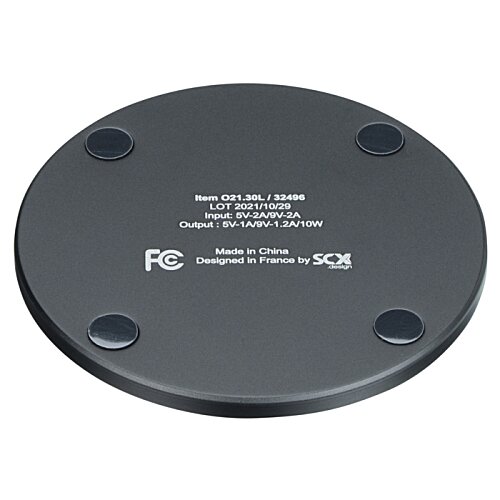 Additional Image 7 - a black circular object with white text