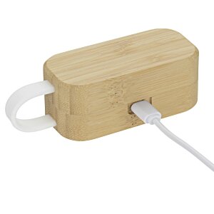 Additional Image 7 - a wooden block with a white cord