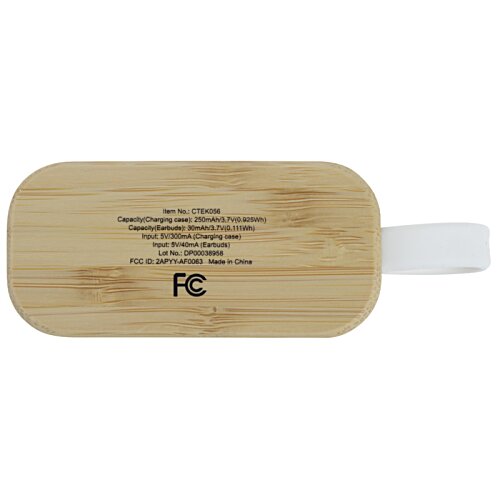 Additional Image 9 - a wooden rectangular object with a white handle