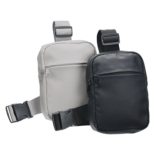 Additional Image 3 - a black and grey water bottle