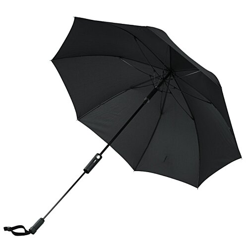 Additional Image 5 - a black umbrella with a long pole