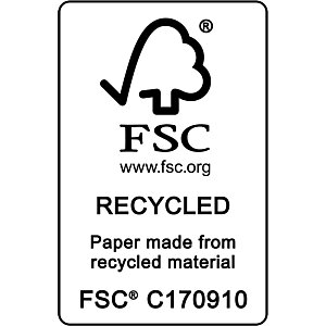 Additional Image 5 - a white recycle sign with black text