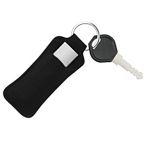 Additional Image 2 - a key chain with a key ring