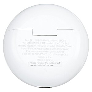 Additional Image 1 - a white round object with text