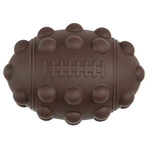 Additional Image 1 - a brown rubber ball with a pattern