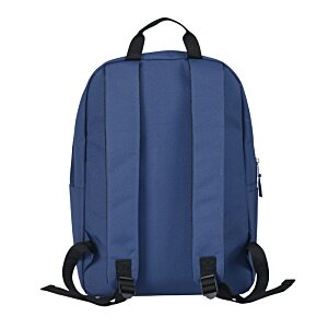 Additional Image 2 - a blue backpack with black straps
