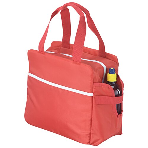 Additional Image 1 - a red bag with a white stripe
