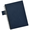 Additional Thumbnail Image 1 - a blue notebook with a black cover