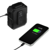 Additional Thumbnail Image 4 - a black cell phone with a green battery