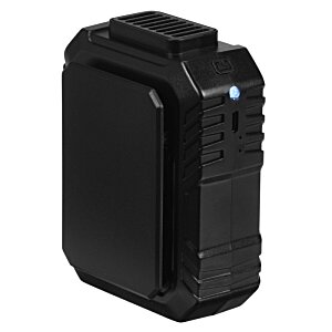 Additional Image 2 - a black rectangular object with a blue light