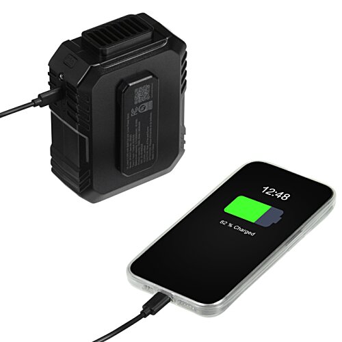 Additional Image 4 - a black cell phone with a green battery