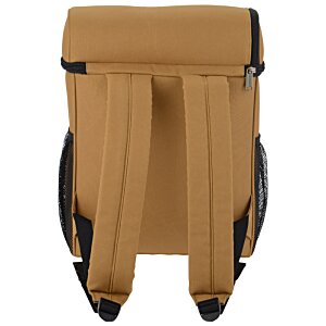 Additional Image 5 - a tan leather chair with black legs