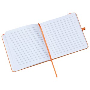 Additional Image 1 - a white notebook with orange band