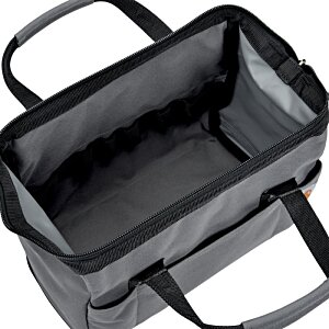 Additional Image 3 - a black bag with black handles