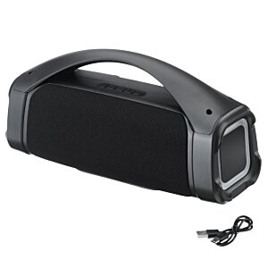 Additional Image 3 - a black and grey speaker