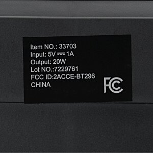 Additional Image 6 - a black rectangular sign with white text