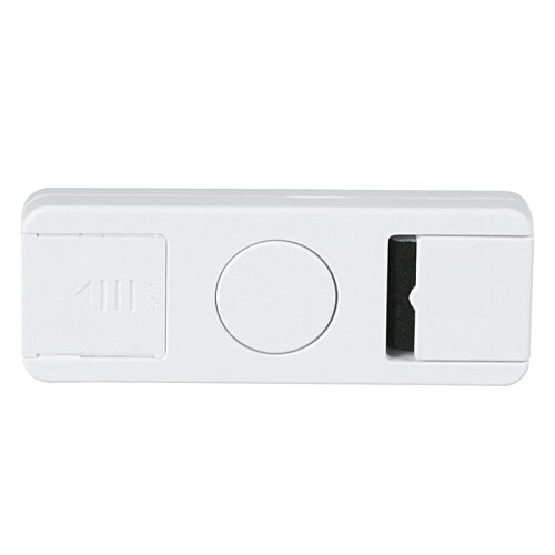 Additional Image 3 - a white rectangular object with a black circle