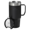 Additional Thumbnail Image 1 - a black and silver coffee mug